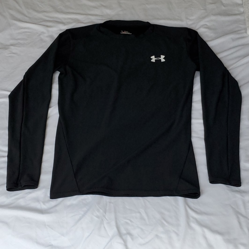 Youth Under Armour Long Sleeve Shirt Black